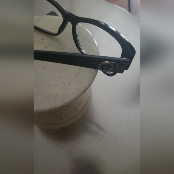 Gucci 3203 Vintage Eyeglasses black with glitter case (brown) Authentic - Picture 4 of 6